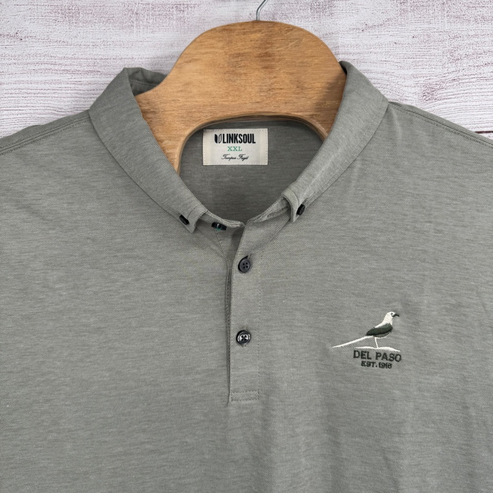 Linksoul Golf Polo Shirt 2XL Short‎ Sleeve Casual Performance Athletic